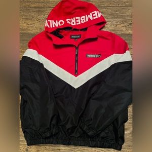 Members Only mens large Pullover Jacket/Shirt
